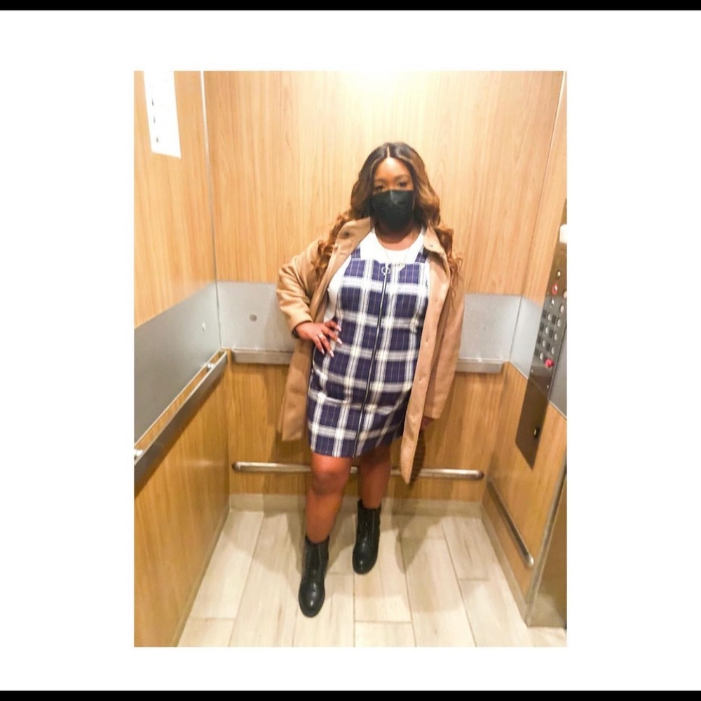 Plaid jumping white bodysuit NOT included!